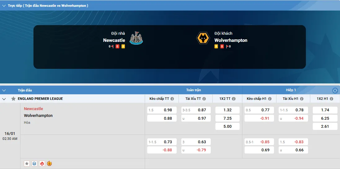newcastle-vs-wolverhampton-5 Fun 88 soi kèo nhà cái